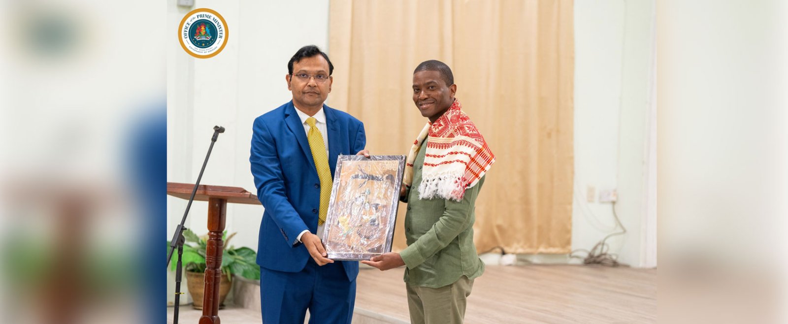 It was an honour to have Hon'ble Prime Minister of Grenada H. E. Dickon Mitchel at the Cultural Performance organized by the High Commission at the Red Cross Society Hall in St George on April 2, 2024 on the occasion of Indian Council for Cultural Relations' Foundation Day.