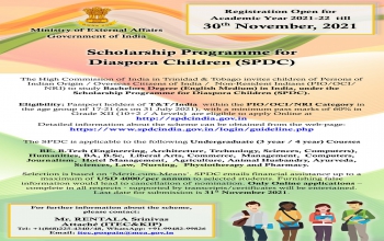Scholarship Program for Diaspora Children (SPDC)