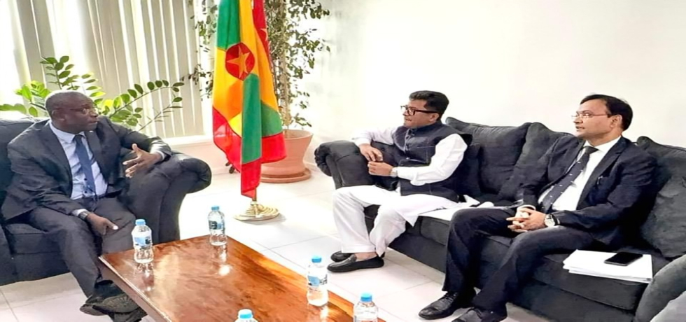 Honourable Minister of State of State for External Affairs, Shri Pabitra Margherita had fruitful discussions with H.E. Mr. Joseph Andall, Minister of Foreign Affairs, Trade and Export Development of Grenada on 4 October, 2024. 